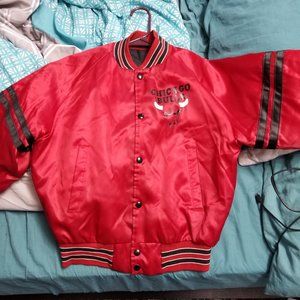 Vintage chalk line Chicago Bulls Jacket youth